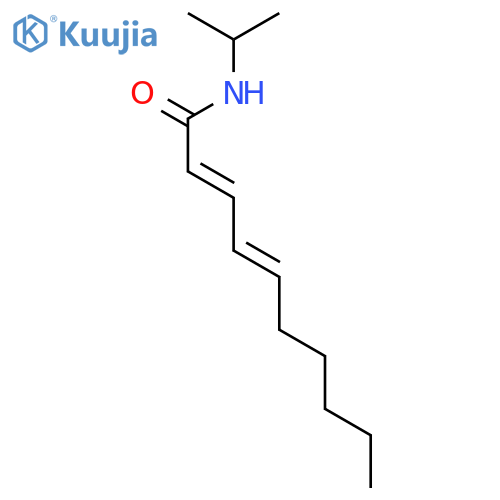 N-(Propan-2-yl)deca-2,4-dienamide structure