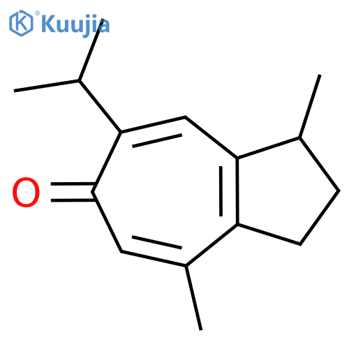 7-Isopropyl-1,4-dimethyl-2,3-dihydro-6(1H)-azulenone structure