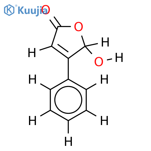4,4-Dihydroxy-3-phenyl-buten-(2)-saeure-lacton structure