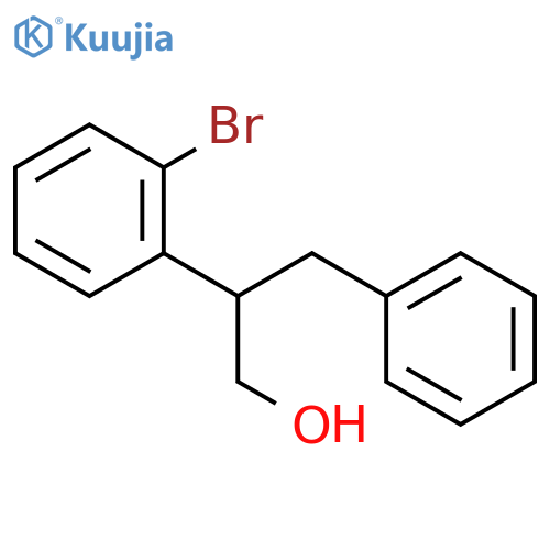 2-(2-Bromophenyl)-3-phenylpropan-1-ol structure