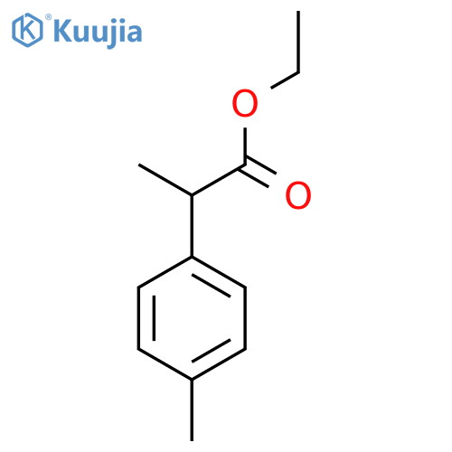 Ethyl 2-(4-methylphenyl)propanoate structure