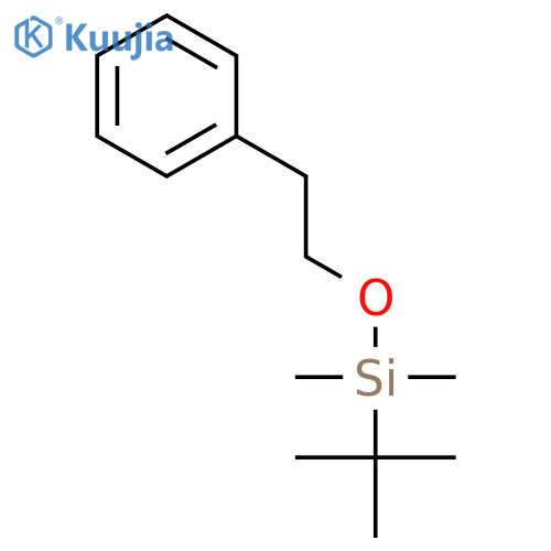 Silane, (1,1-dimethylethyl)dimethyl(2-phenylethoxy)- structure