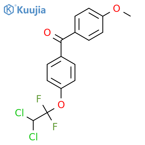 Methanone,[4-(2,2-dichloro-1,1-difluoroethoxy)phenyl](4-methoxyphenyl)- structure