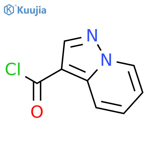 Pyrazolo[1,5-a]pyridine-3-carbonylchloride structure