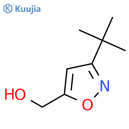 (3-tert-butyl-1,2-oxazol-5-yl)methanol structure