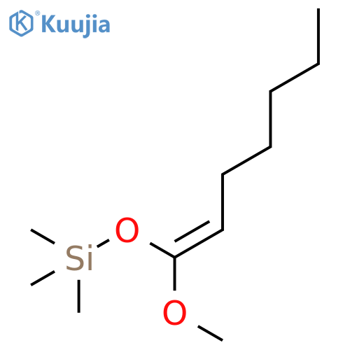 Silane, [(1-methoxy-1-heptenyl)oxy]trimethyl-, (Z)- structure