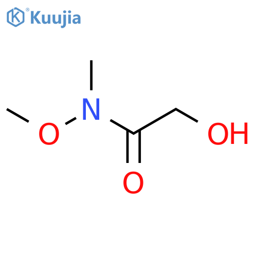 2-Hydroxy-n-methoxy-n-methylacetamide structure