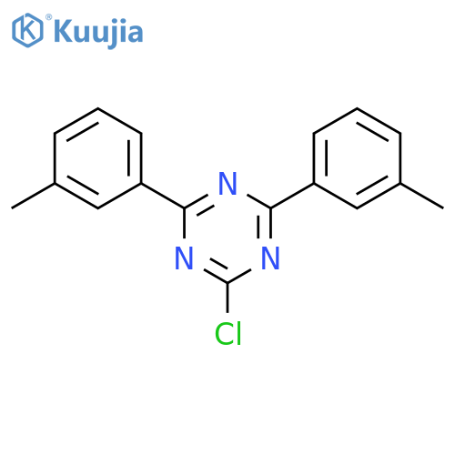 2-Chloro-4,6-bis(3-methylphenyl)-1,3,5-Triazine structure