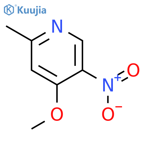 4-Methoxy-2-methyl-5-nitropyridine structure
