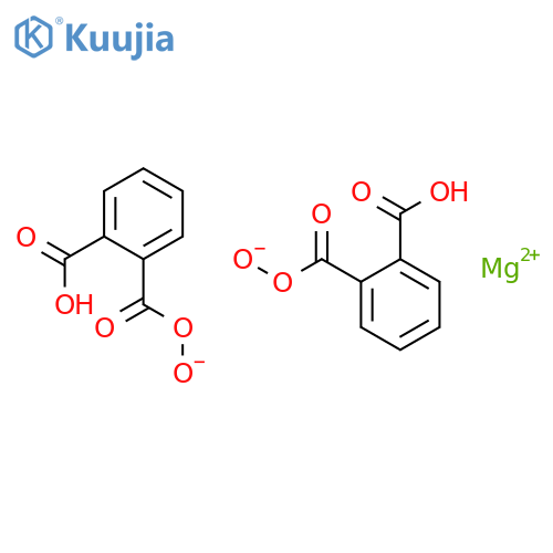 Magnesate(2-),bis[2-carboxybenzenecarboperoxoato(2-)-kOO,kO']-, hydrogen (1:2), (T-4)- structure