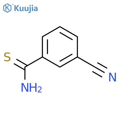 3-cyanobenzene-1-carbothioamide structure