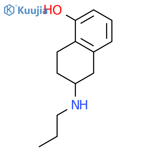 rac-5,6,7,8-Tetrahydro-6-(propylamino)-1-naphthalenol structure