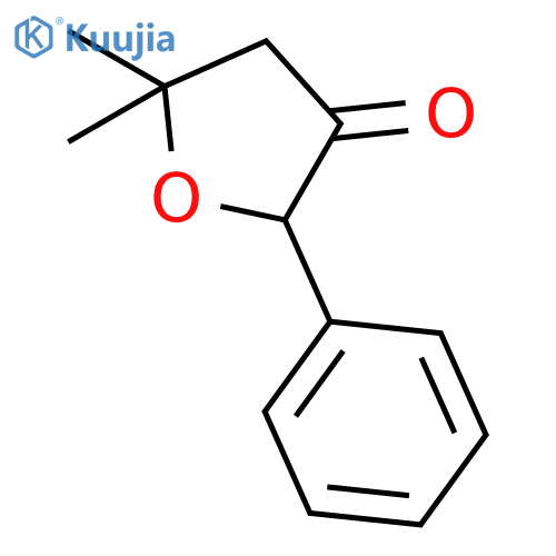 3(2H)-FURANONE, DIHYDRO-5,5-DIMETHYL-2-PHENYL- structure