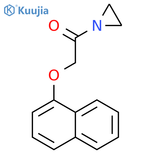 1-(aziridin-1-yl)-2-(naphthalen-1-yloxy)ethanone structure