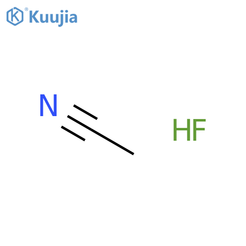 Acetonitrile, hydrofluoride structure