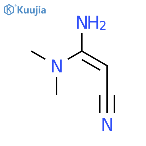 3-amino-3-(dimethylamino)prop-2-enenitrile structure