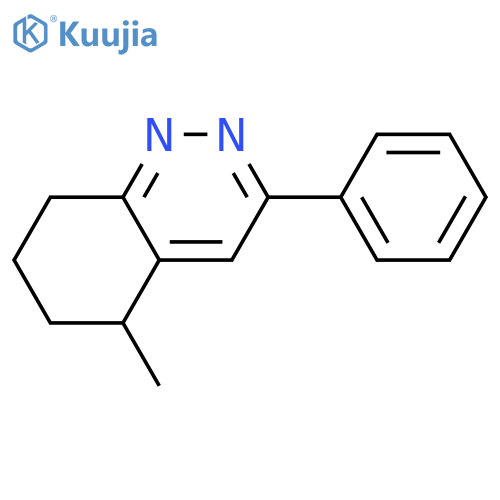 5,6,7,8-tetrahydro-5-methyl-3-phenyl-Cinnoline structure