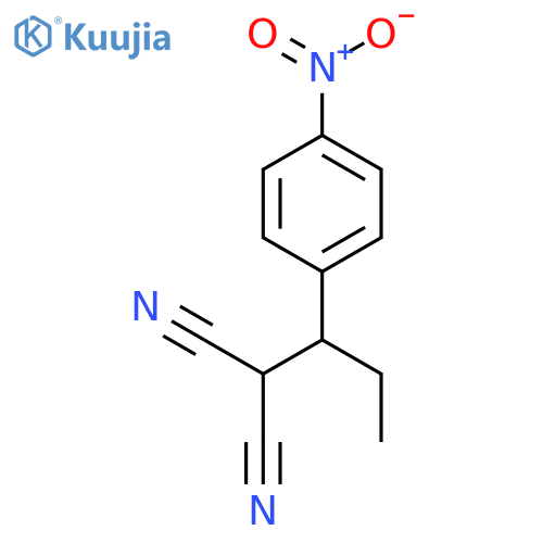 Propanedinitrile, [1-(4-nitrophenyl)propyl]- structure