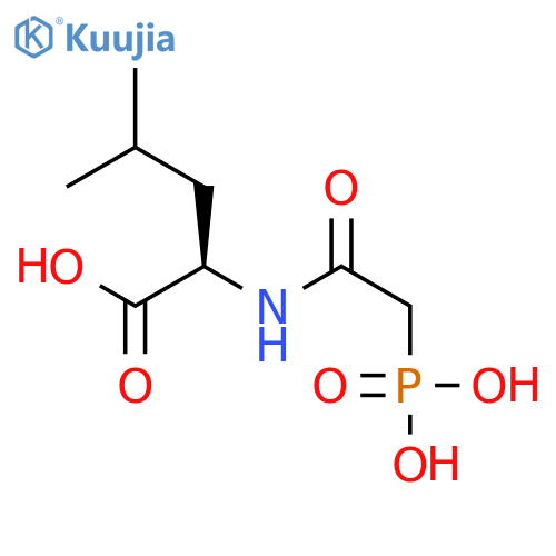 D-LEUCINE, N-(PHOSPHONOACETYL)- structure