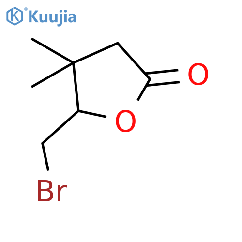 2(3H)-Furanone, 5-(bromomethyl)dihydro-4,4-dimethyl- structure