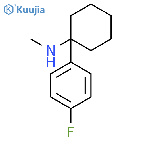 Cyclohexanamine,1-(4-fluorophenyl)-N-methyl- structure