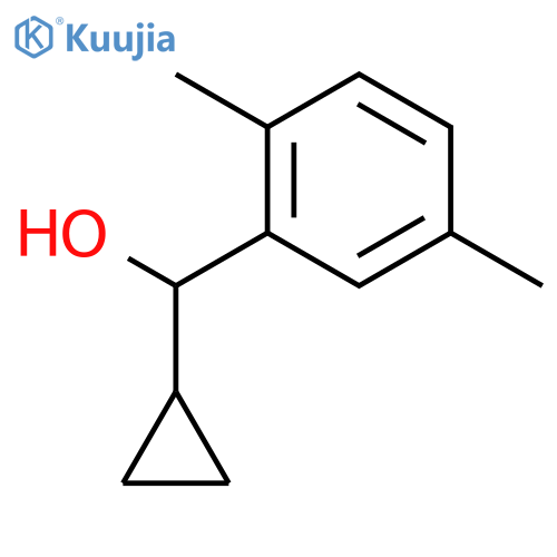 Cyclopropyl(2,5-dimethylphenyl)methanol structure