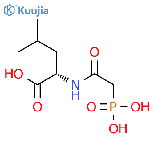 L-LEUCINE, N-(PHOSPHONOACETYL)- structure