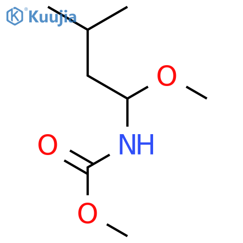 CARBAMIC ACID, (1-METHOXY-3-METHYLBUTYL)-, METHYL ESTER structure