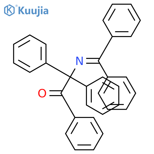 Ethanone, 2-[(diphenylmethylene)amino]-1,2,2-triphenyl- structure