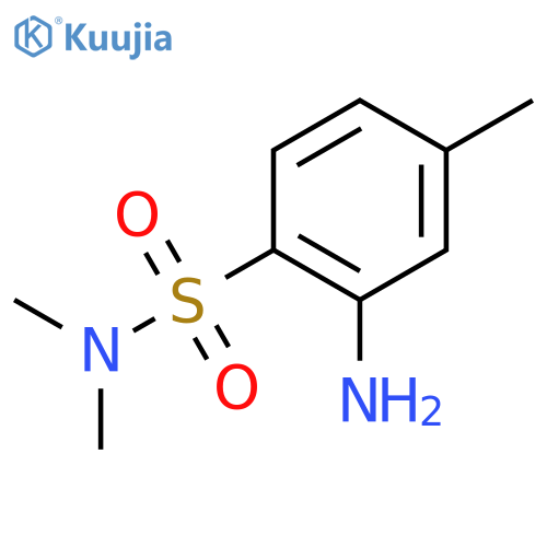 Benzenesulfonamide,2-amino-N,N,4-trimethyl- structure