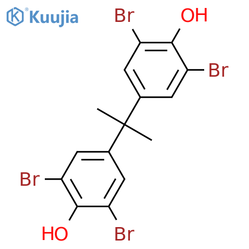 Tetrabromobisphenol A structure