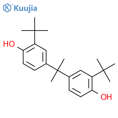 Phenol,4,4'-(1-methylethylidene)bis[2-(1,1-dimethylethyl)- structure