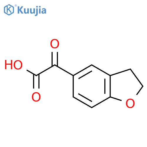 2-(2,3-Dihydro-1-benzofuran-5-yl)-2-oxoacetic acid structure