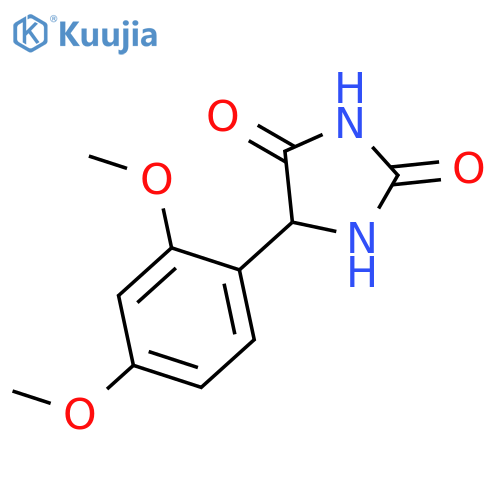 5-(2,4-Dimethoxyphenyl)imidazolidine-2,4-dione structure