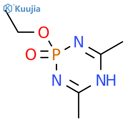 1,3,5,2-Triazaphosphorine,2-ethoxy-1,2-dihydro-4,6-dimethyl-, 2-oxide structure