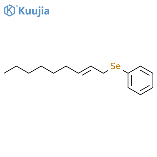Benzene, (2-nonenylseleno)- structure