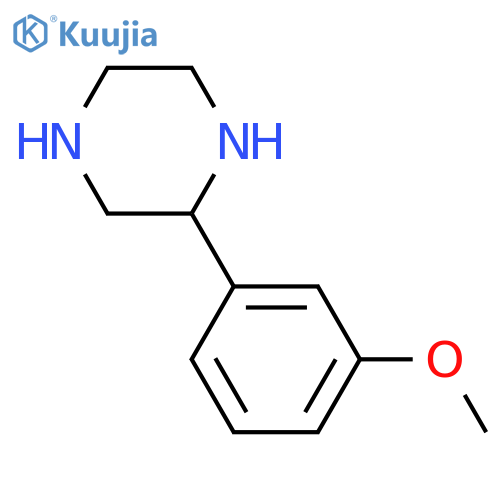 2-(3-Methoxyphenyl)piperazine structure