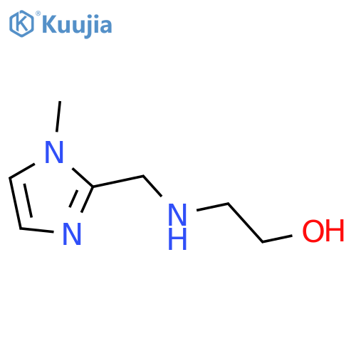2-{(1-Methyl-1H-imidazol-2-yl)methylamino}ethanol Dihydrochloride structure