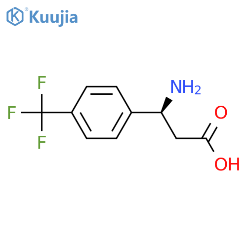 (S)-3-Amino-3-(4-trifluoromethylphenyl)propionic Acid structure