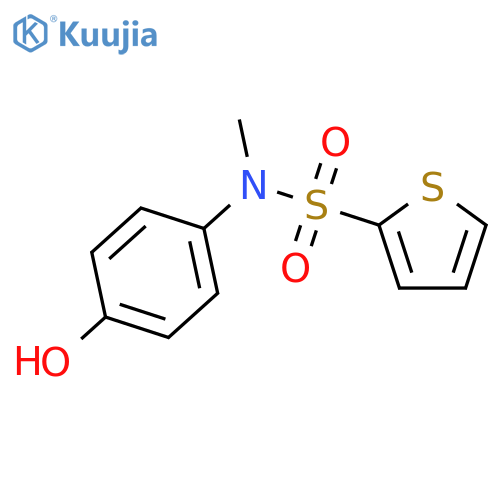 N-(4-HYDROXYPHENYL)-N-METHYLTHIOPHENE-2-SULFONAMIDE structure