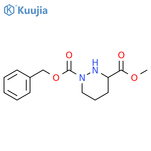 1,3(2H)-Pyridazinedicarboxylic acid, tetrahydro-, 3-methyl1-(phenylmethyl) ester structure