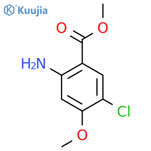 Methyl 2-amino-5-chloro-4-methoxybenzoate structure