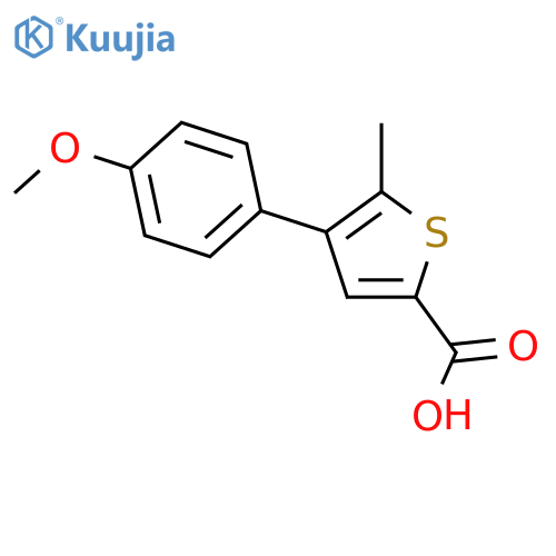 4-(4-Methoxyphenyl)-5-methylthiophene-2-carboxylic Acid structure