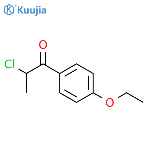 2-Chloro-1-(4-ethoxyphenyl)propan-1-one structure