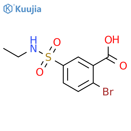 2-Bromo-5-(Ethylsulfamoyl)Benzoic Acid structure