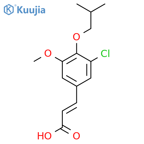 3-3-Chloro-5-Methoxy-4-(2-Methylpropoxy)PhenylProp-2-Enoic Acid structure