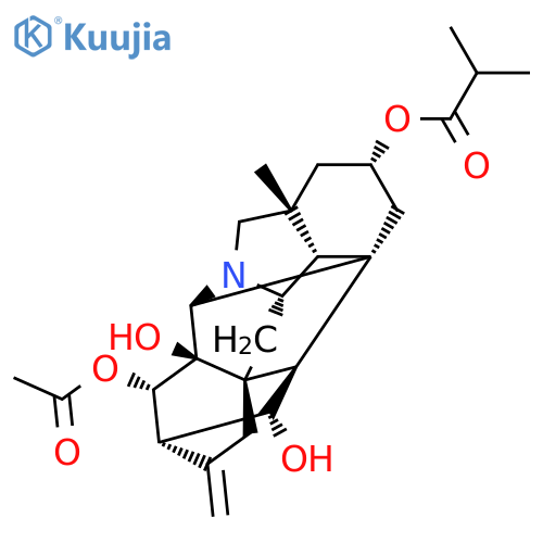 Hetisan-2,11,13,14-tetrol, 13-acetate 2-(2-methylpropanoate), (2α,11α,13R)- structure