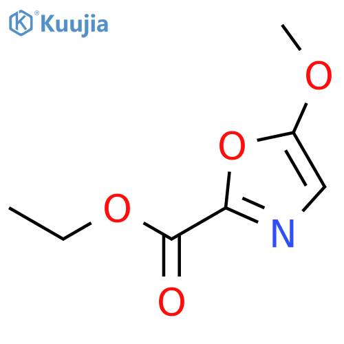 2-Oxazolecarboxylic acid, 5-methoxy-, ethyl ester structure