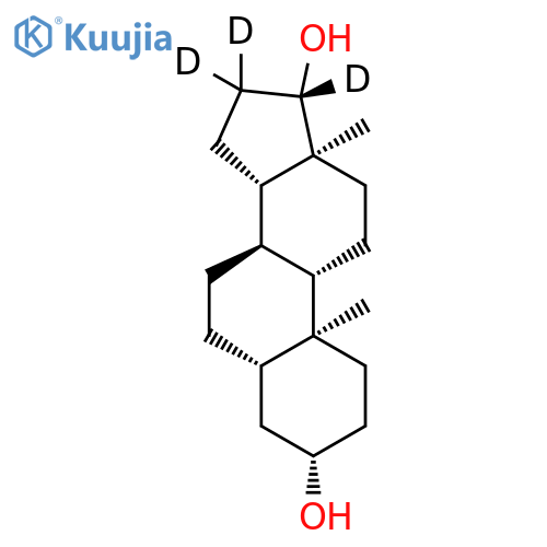 Androstane-16,16,17-d3-3,17-diol,(3b,5a,17b)- structure