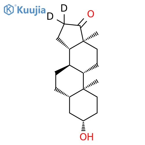5α-Androstan-3β-ol-17-one-16,16-d2 structure